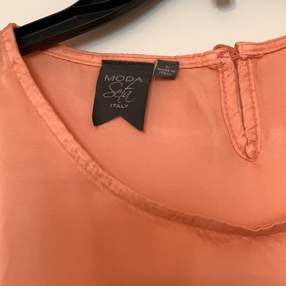 MODA Seta Italy Silk top - Picture 3 of 7